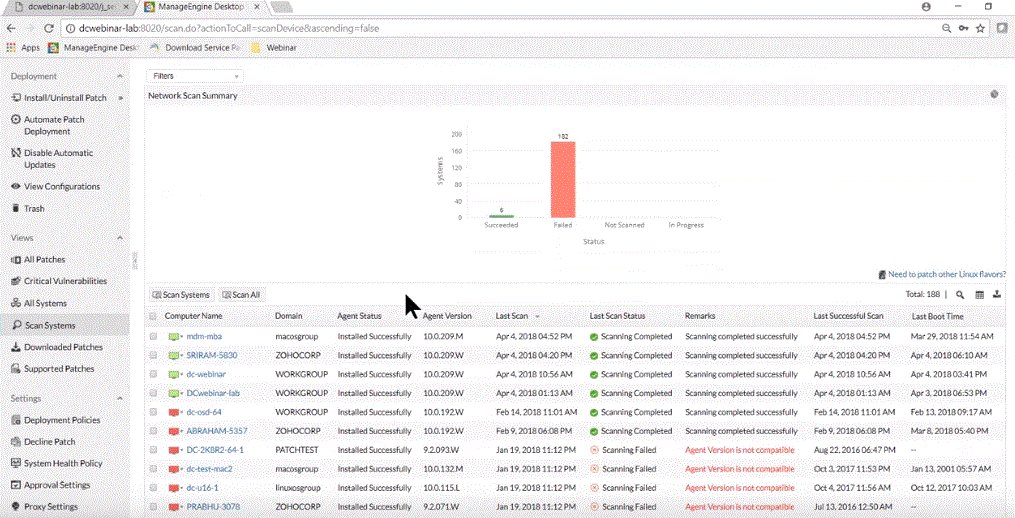 screenshot of ManageEngine Patch Connect Plus